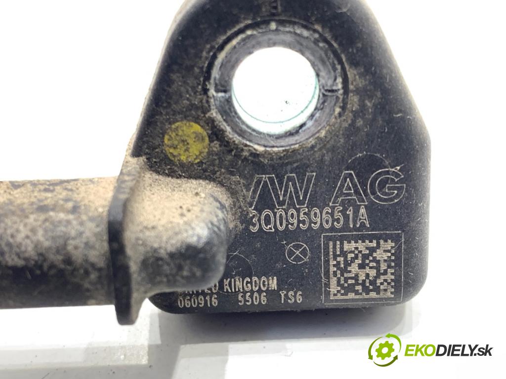 VW PASSAT B8 Kombi 2016 140 kW 2.0 TDI 1968 Snímač nárazu 3Q0959651A (Snímač nárazu)