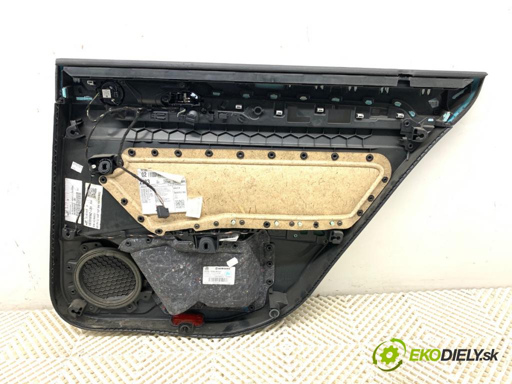 VW PASSAT B8 Kombi 2016 140 kW 2.0 TDI 1968 čalúnenie Dvere ľavy zad