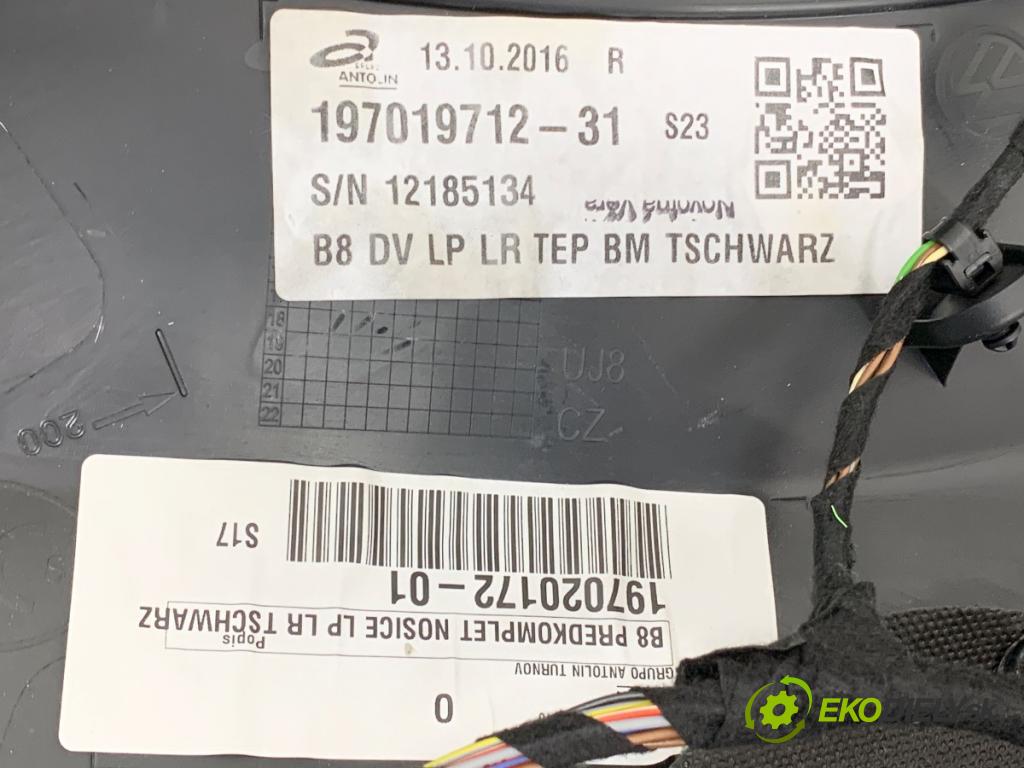 VW PASSAT B8 Kombi 2016 140 kW 2.0 TDI 1968 čalúnenie Dvere ľavy predný