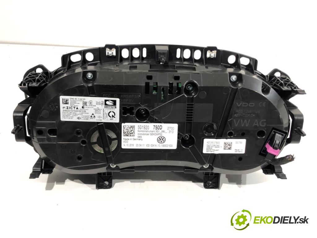 VW GOLF VII Kombi 2019 96 kW 1.5 TSI 1495 Prístrojovka 5G1920750D (Prístrojová doska)