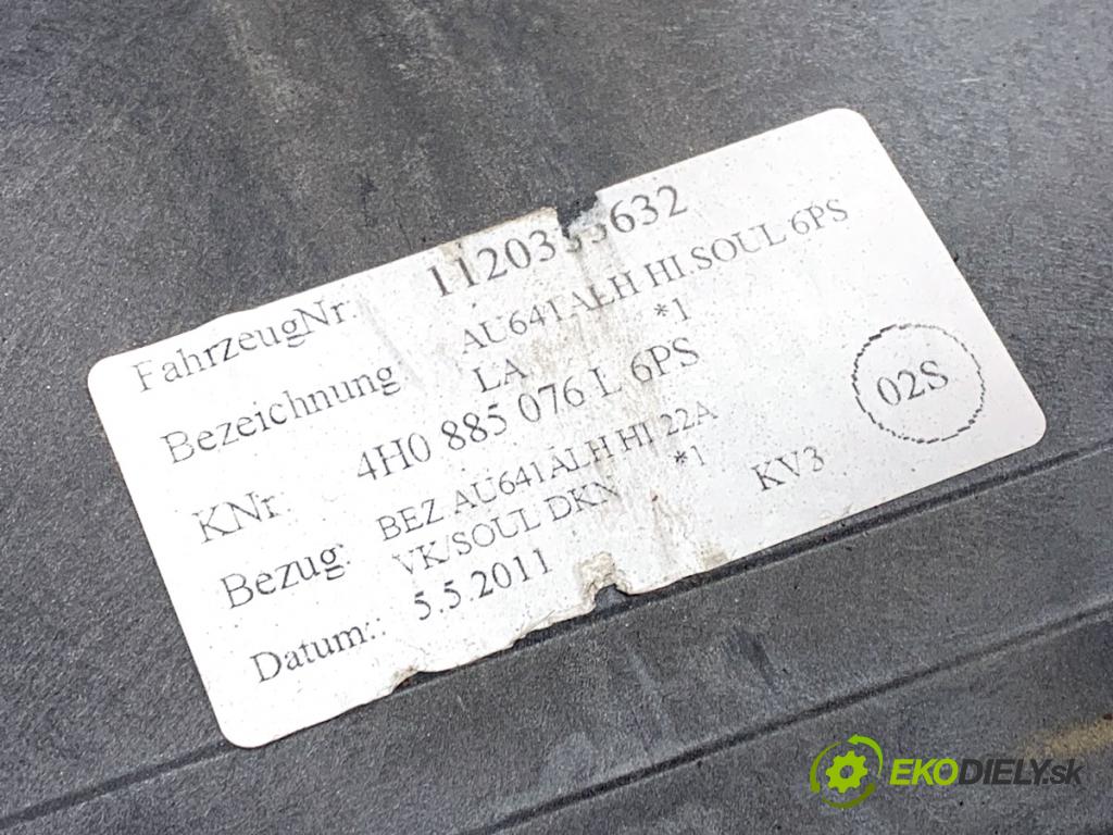 AUDI A8 D4 sedan 2011 258 kW 4.2 TDI quattro 4134 Tunel stredový zad Panel ovládania