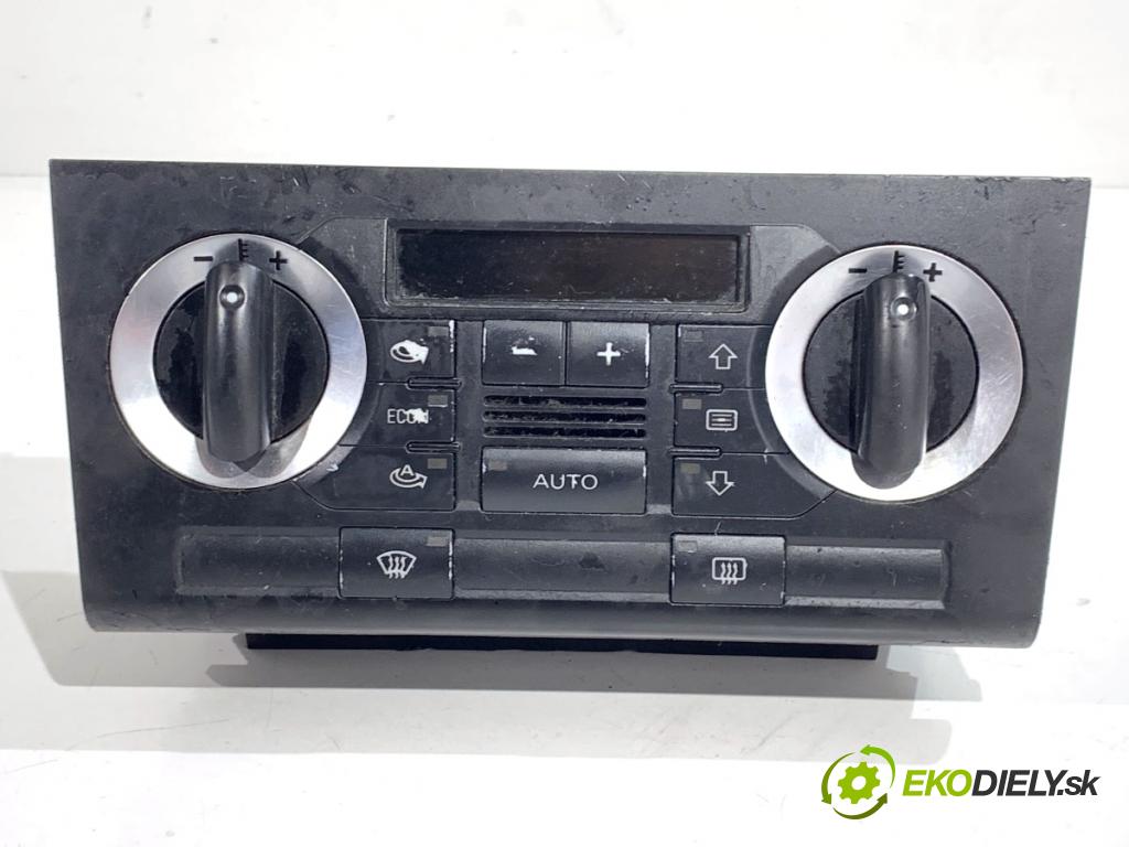 AUDI A3 8P liftback 2004 103 kW 2.0 TDI 1968 Panel ovládania kúrenia 8P0820043D (Prepínacie páčky pod volantom)