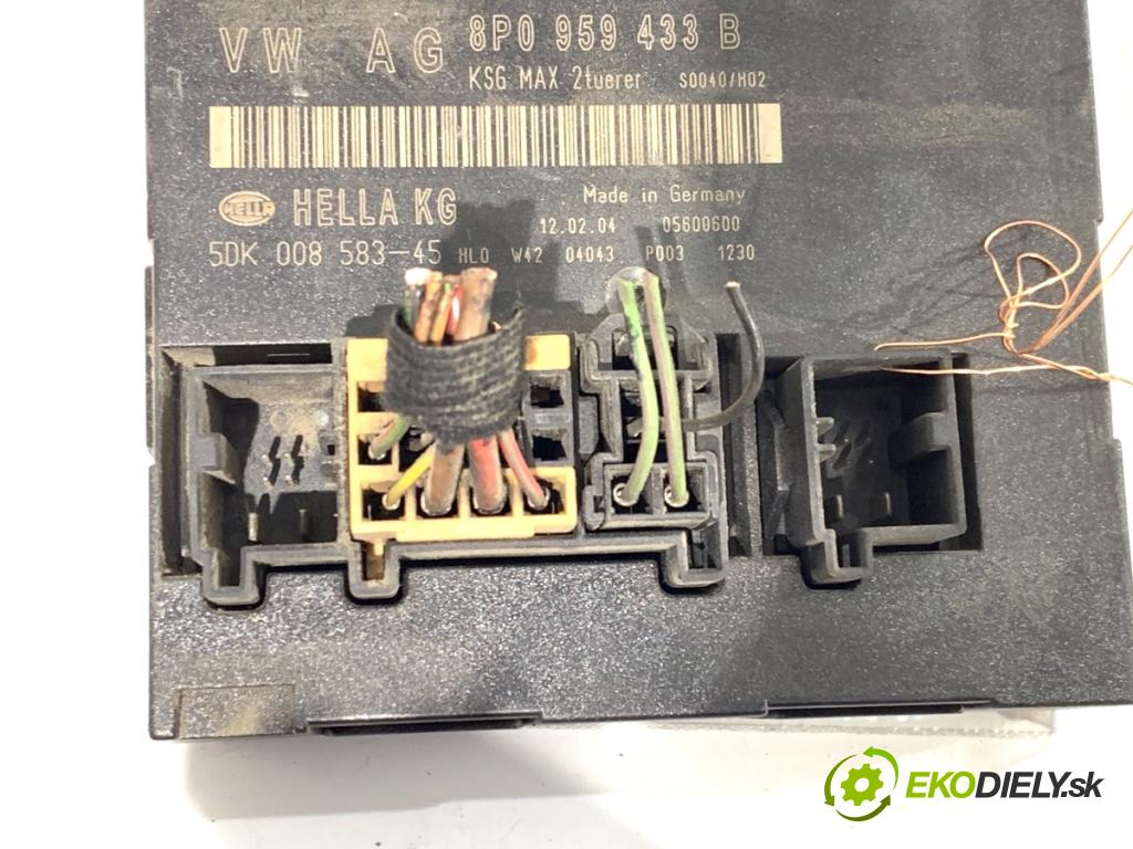 AUDI A3 8P liftback 2004 103 kW 2.0 TDI 1968 modul komfortu 8P0959433B (Komfortní modul)