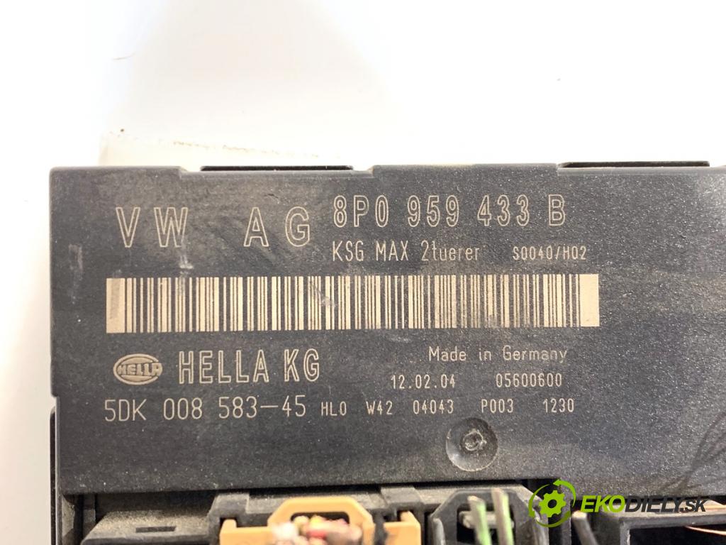 AUDI A3 8P liftback 2004 103 kW 2.0 TDI 1968 modul komfortu 8P0959433B (Komfortní modul)