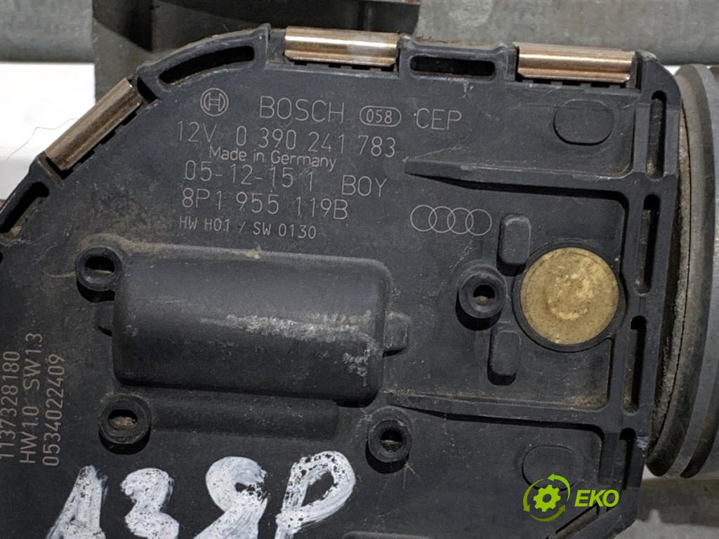 AUDI A3 8P liftback 2004 103 kW 2.0 TDI 1968 Mechanizmus stieračov predný 8P1955119B (Motorček stieračov predný)