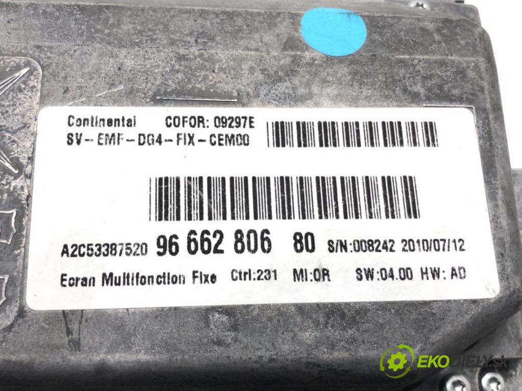 CITROEN C5 III sedan 2010 103 kW 2.0 HDi 140 1997 Dislpej 9666280680 (Prístrojová doska)
