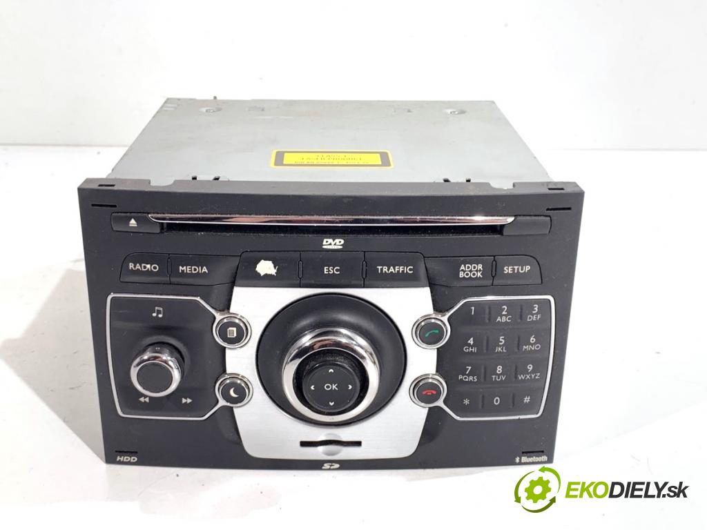 CITROEN C5 III sedan 2010 103 kW 2.0 HDi 140 1997 RADIO 96738861ZD (Audio zariadenie)