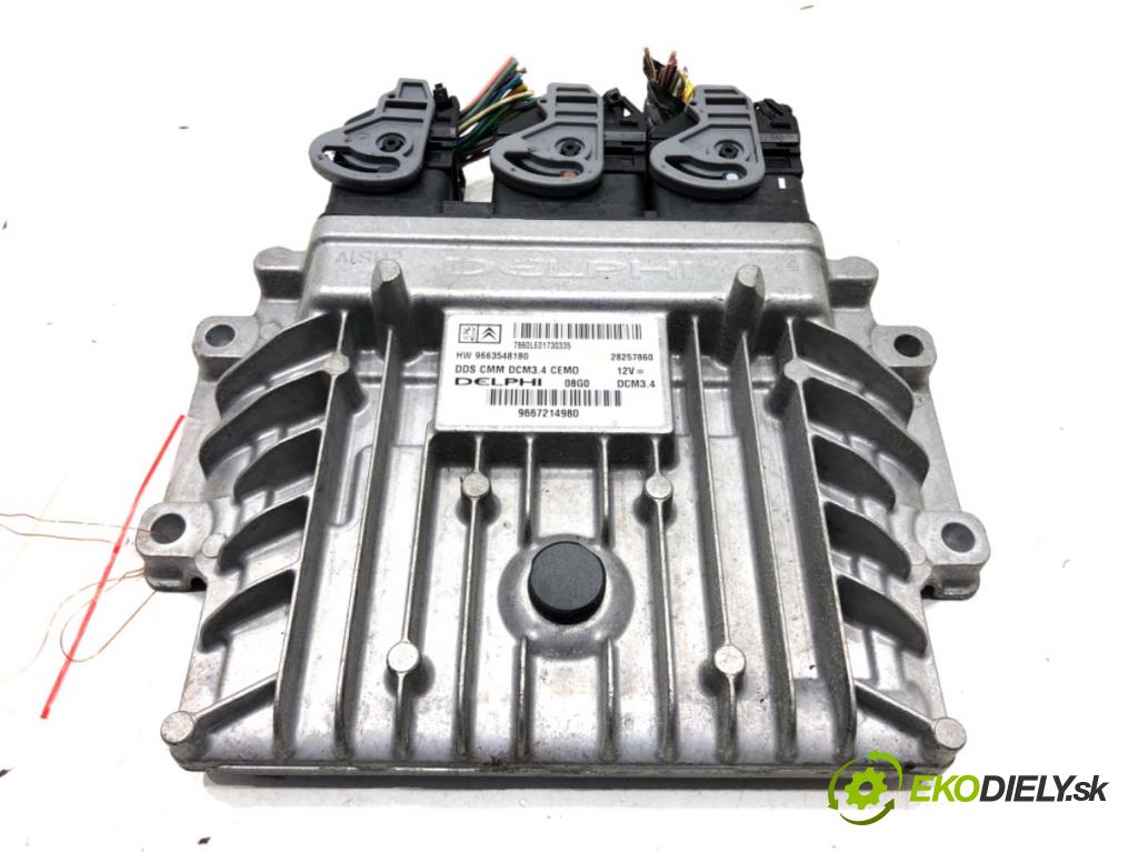 CITROEN C5 III sedan 2010 103 kW 2.0 HDi 140 1997 riadiaca jednotka Motor 9663548180 (Riadiaca jednotka)