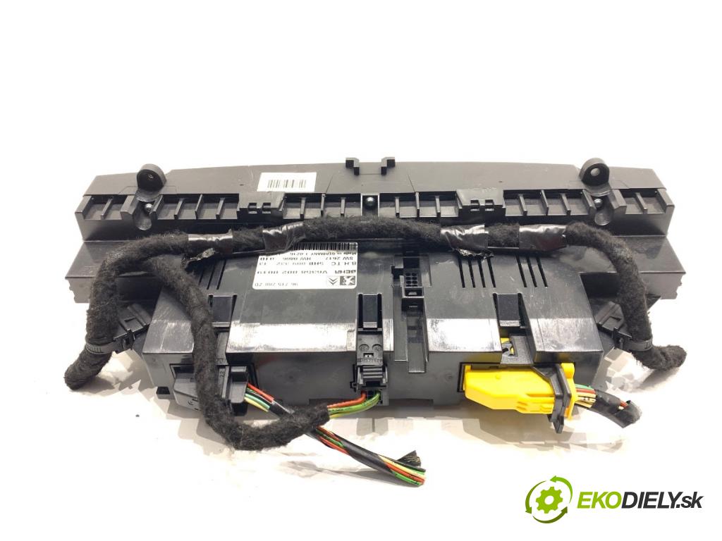 CITROEN C5 III sedan 2010 103 kW 2.0 HDi 140 1997 Panel ovládania kúrenia 96715288ZD (Prepínacie páčky pod volantom)