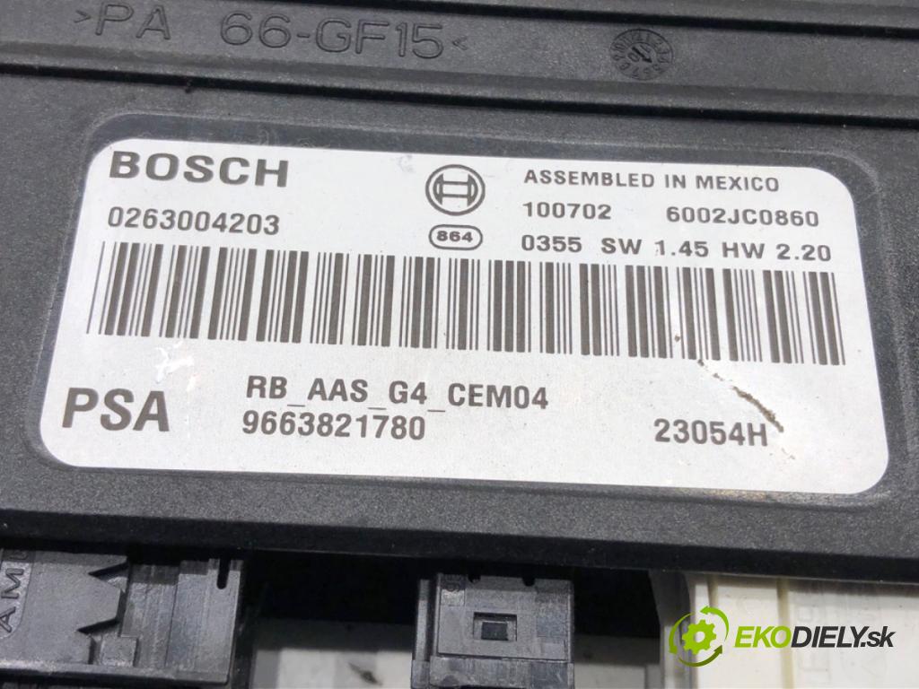 CITROEN C5 III sedan 2010 103 kW 2.0 HDi 140 1997 Modul PDC 9663821780 (Riadiaca jednotka ostatné)