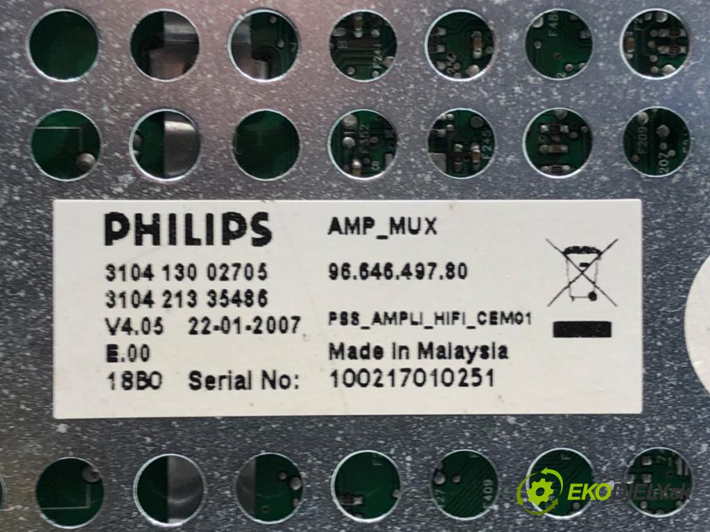 CITROEN C5 III sedan 2010 103 kW 2.0 HDi 140 1997 Zosilňovač 9664649780 (Zosilňovač)