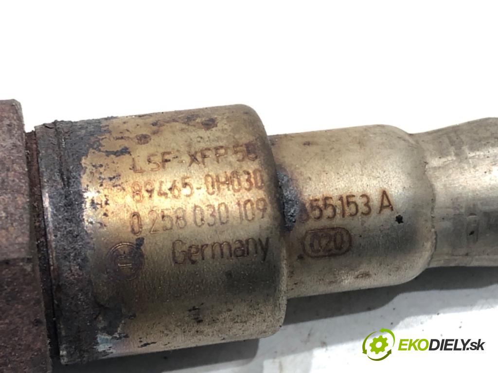 TOYOTA AYGO II liftback 2016 51 kW 1.0 (KGB40) 998 sonda lambda predný 89465-0H030 (Lambda sonda)