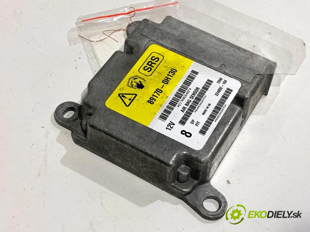 TOYOTA AYGO II liftback 2016 51 kW 1.0 (KGB40) 998 senzor airbag 89170-0H130 (Snímač)