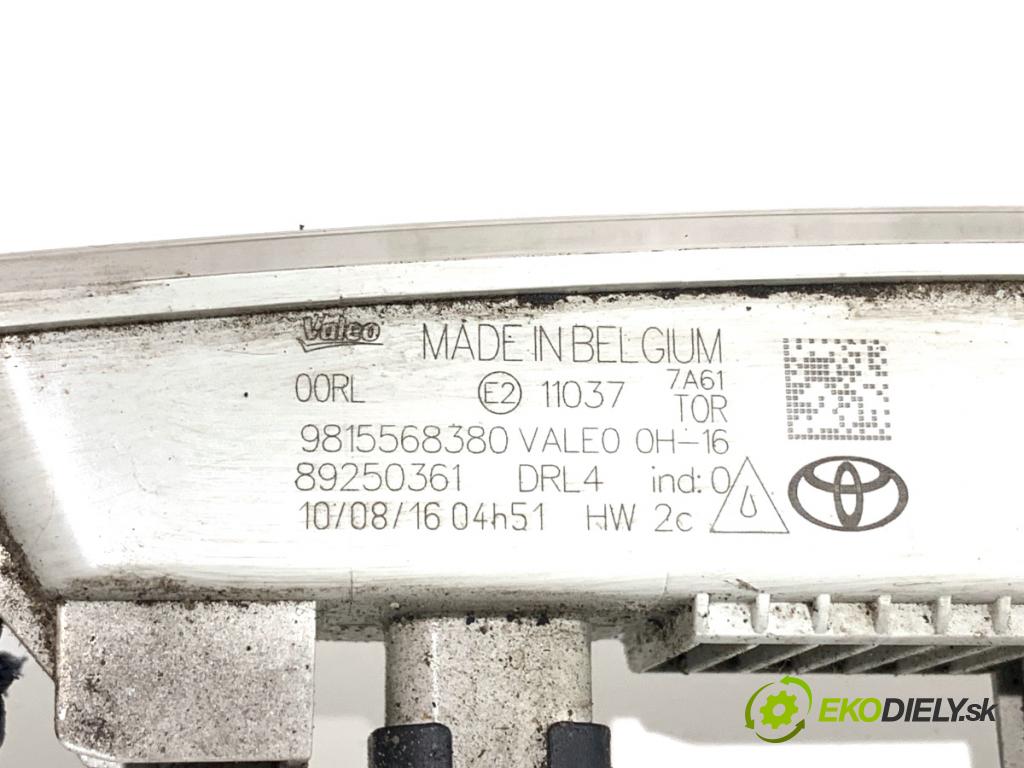 TOYOTA AYGO II liftback 2016 51 kW 1.0 (KGB40) 998 Svetlo DRL: pravy predný 9815568380