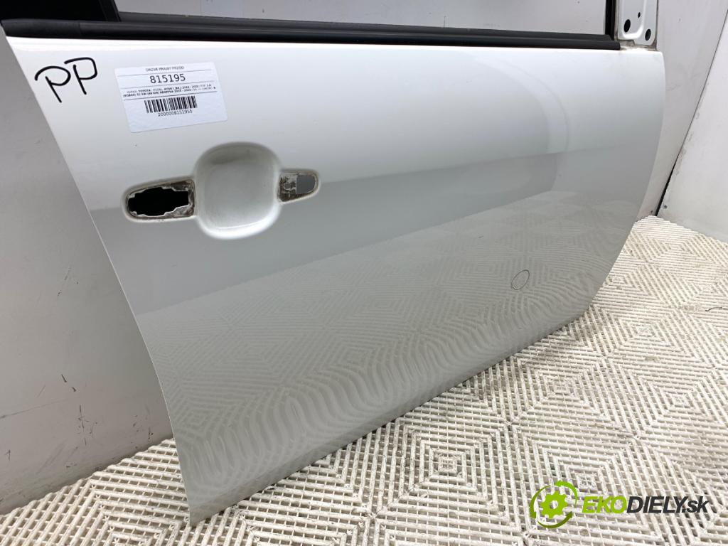 TOYOTA AYGO II liftback 2016 51 kW 1.0 (KGB40) 998 Dvere pravy predný