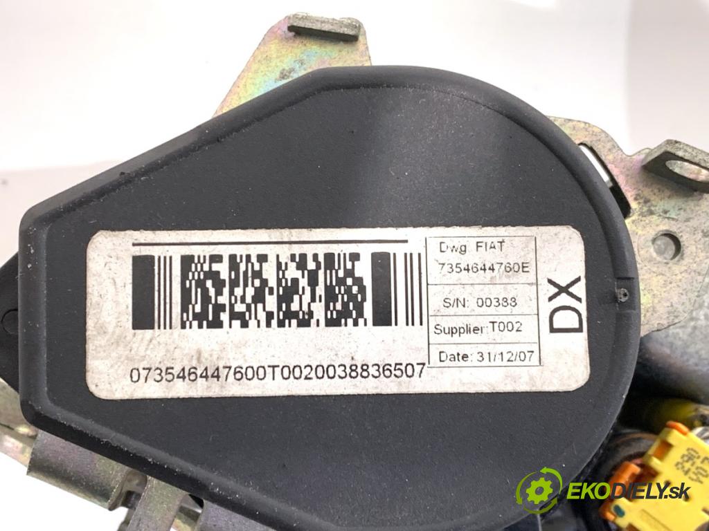 CITROEN NEMO Nadwozie pełne/minivan 2008 54 kW 1.4 1360 Držiak BEZPEČNOSŤ pravy predný 7354644760