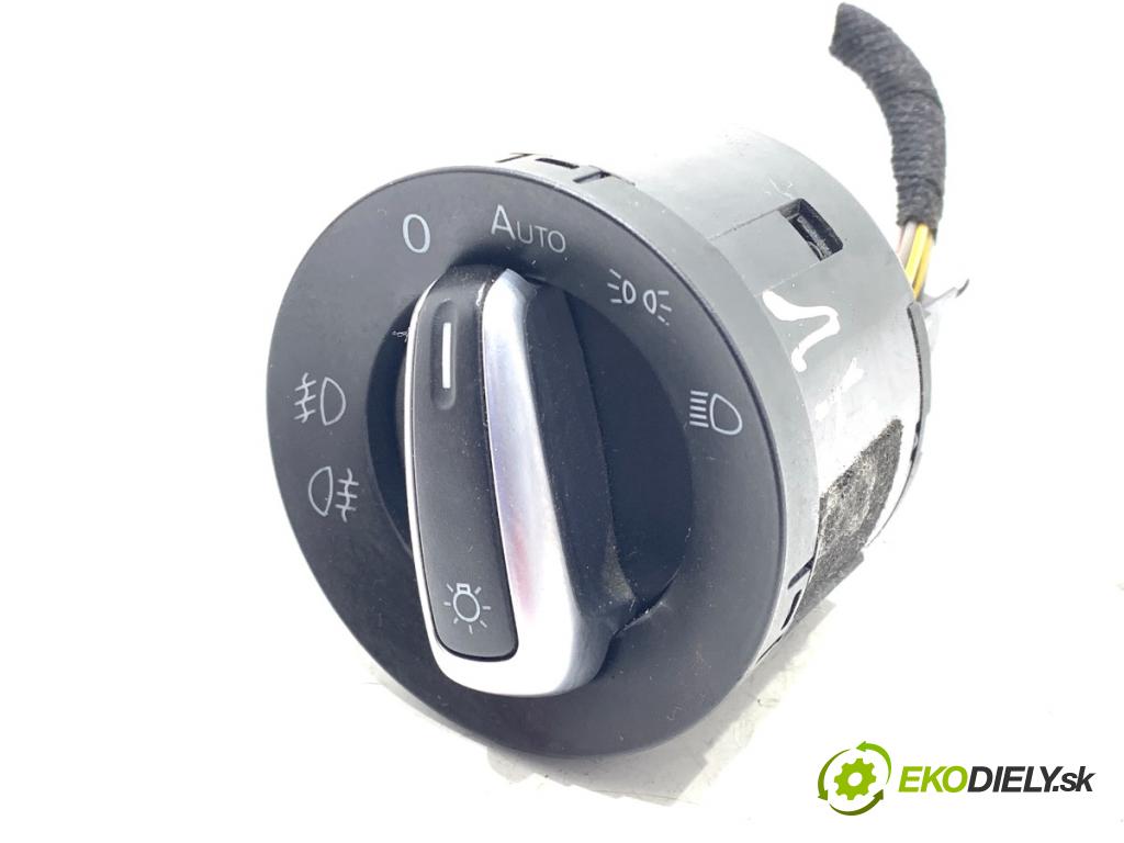 VW GOLF V liftback 2006 103 kW 2.0 TDI 1968 Spínač svetiel 3C8941431N