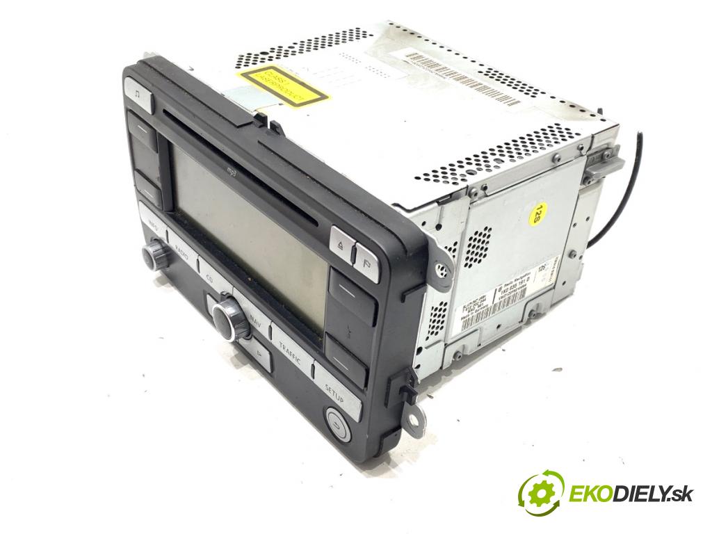 VW GOLF V liftback 2006 103 kW 2.0 TDI 1968 RADIO 1K0035191D (Audio zariadenie)