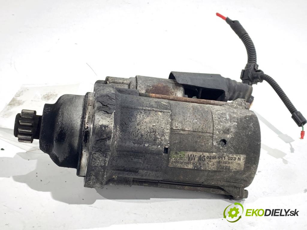 VW GOLF V liftback 2006 103 kW 2.0 TDI 1968 startér 02M911023N (Startér)