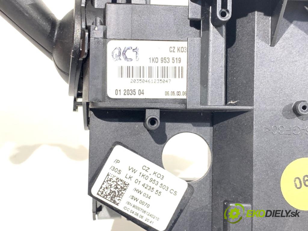 VW GOLF V liftback 2006 103 kW 2.0 TDI 1968 Prepínač kombinovaný 1K0953513A (Prepínacie páčky pod volantom)