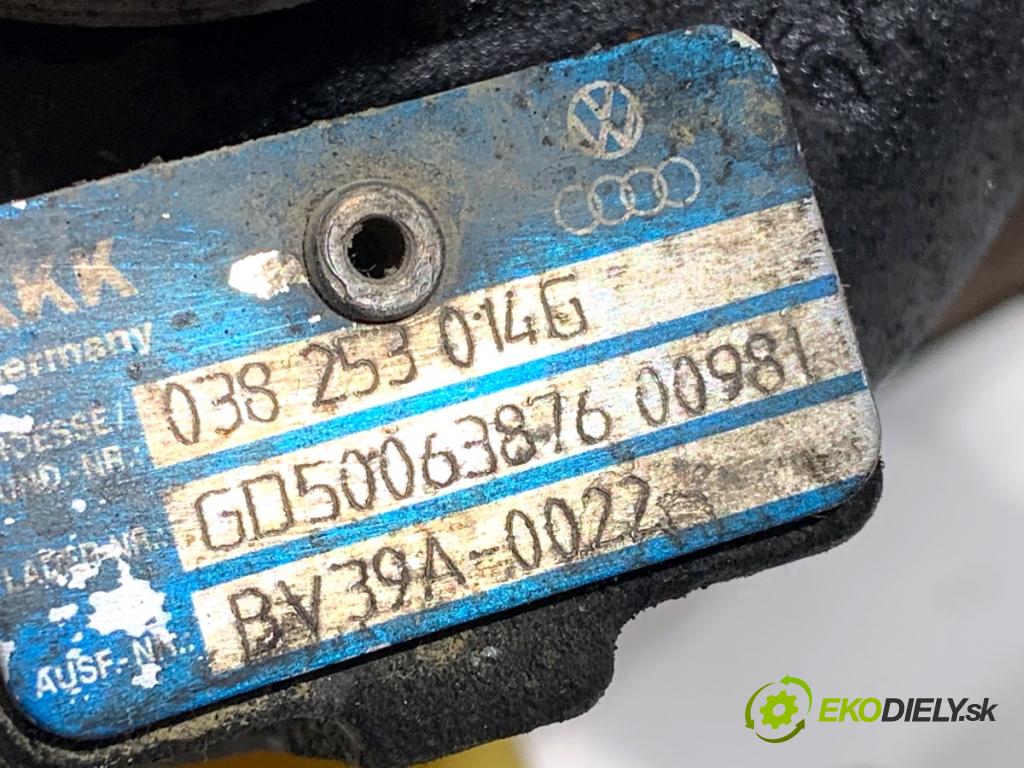 SEAT ALTEA nadwozie wielkoprzestrzenne (MPV) 2004 77 kW 1.9 TDI 1896 Turbodúchadlo,turbo 038253014G (Turbodúchadlo (kompletné))