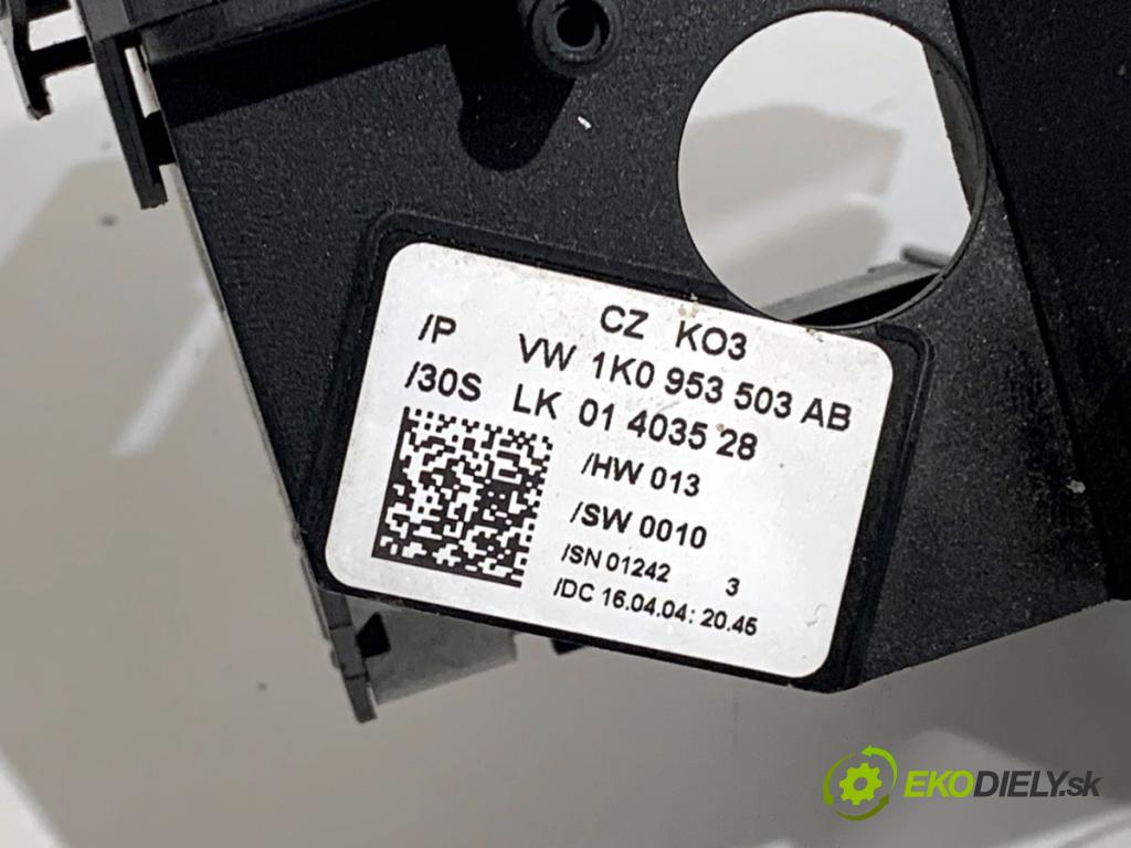 SEAT ALTEA nadwozie wielkoprzestrzenne (MPV) 2004 77 kW 1.9 TDI 1896 Prepínač kombinovaný 1K0953519A (Prepínacie páčky pod volantom)