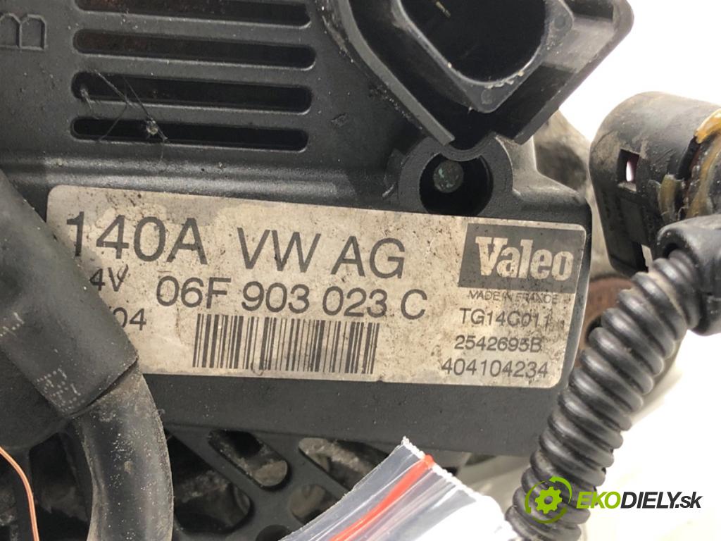 SEAT ALTEA nadwozie wielkoprzestrzenne (MPV) 2004 77 kW 1.9 TDI 1896 Alternátor 06F903023C (Alternátor)