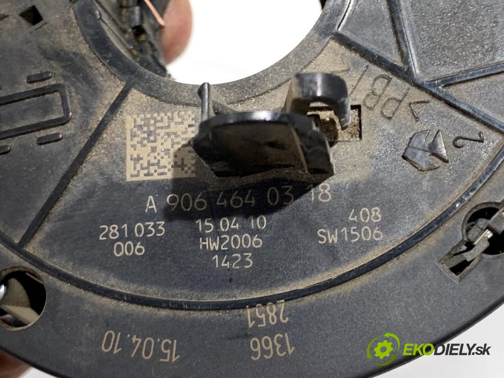 VW CARFTER 30 35 Autobus 2010 120 kW 2.5 TDI 2461 Krúžok, slimák airbag A9064640318 (Airbag)