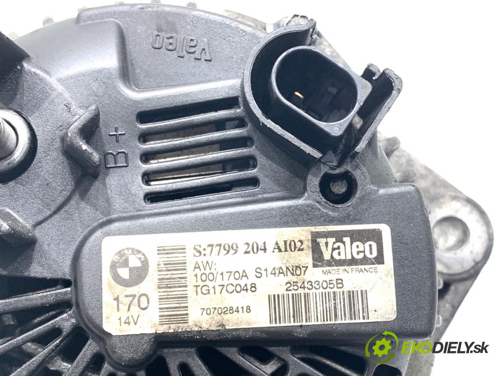 BMW E61 Kombi 2007 120 kW 520 d 1995 Alternátor 7799204 (Alternátor)