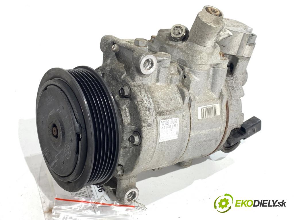 SEAT LEON II liftback 2008 75 kW 1.6 1595 kompresor klimatizace 1K0820859T (Kompresor klimatizace)