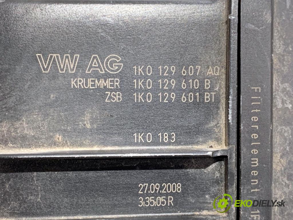 SEAT LEON II liftback 2008 75 kW 1.6 1595 Obal filtra vzduchu 1F0129620C (Obal vzduchového filtra)