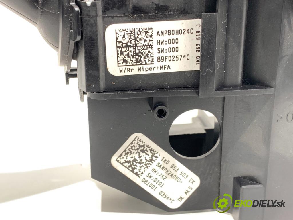 SEAT LEON II liftback 2008 75 kW 1.6 1595 Prepínač kombinovaný 1K0953513G (Prepínacie páčky pod volantom)