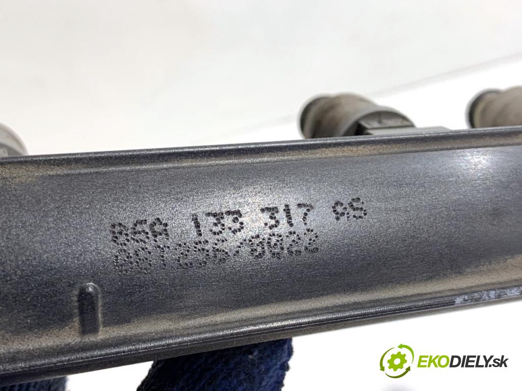 SEAT LEON II liftback 2008 75 kW 1.6 1595 Lišta vstrekovacia 06A133317AS (Vstrekovacia lišta)