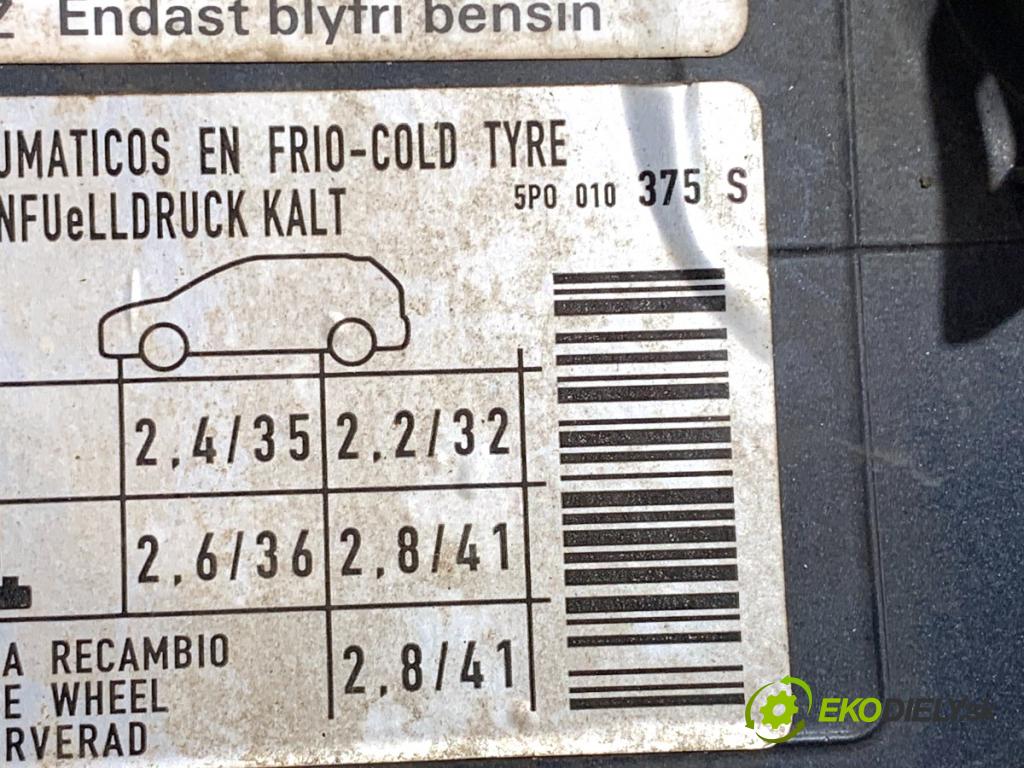 SEAT LEON II liftback 2008 75 kW 1.6 1595 Dvierka nádrže paliva 1P0809905 (Kľučka dverí ostatné)