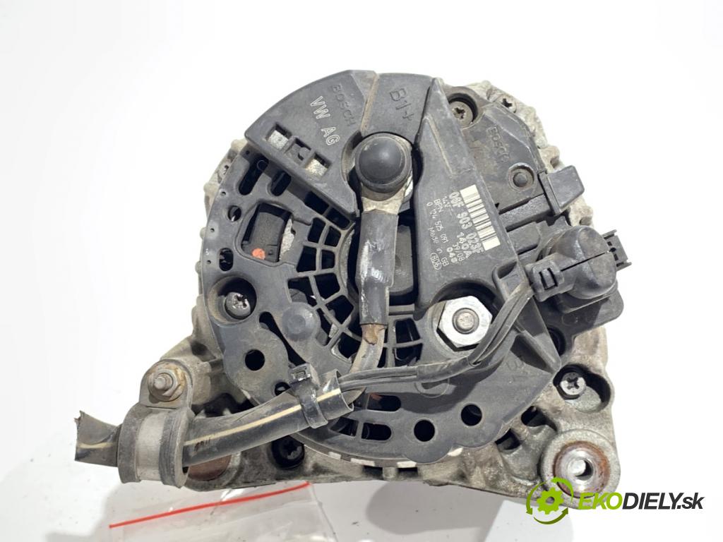 SEAT LEON II liftback 2008 75 kW 1.6 1595 Alternátor 06F903023F (Alternátor)