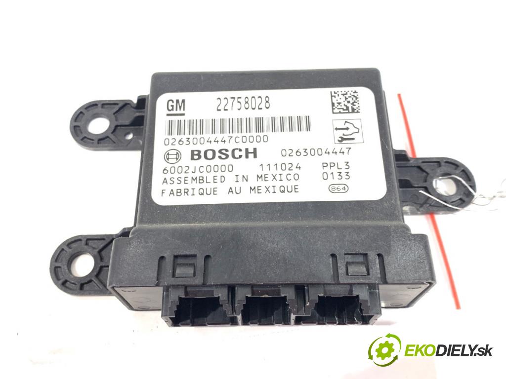 OPEL INSIGNIA A liftback 2011 118 kW 2.0 CDTI (68) 1956 Modul PDC 22758028 0263004447 (Riadiaca jednotka ostatné)