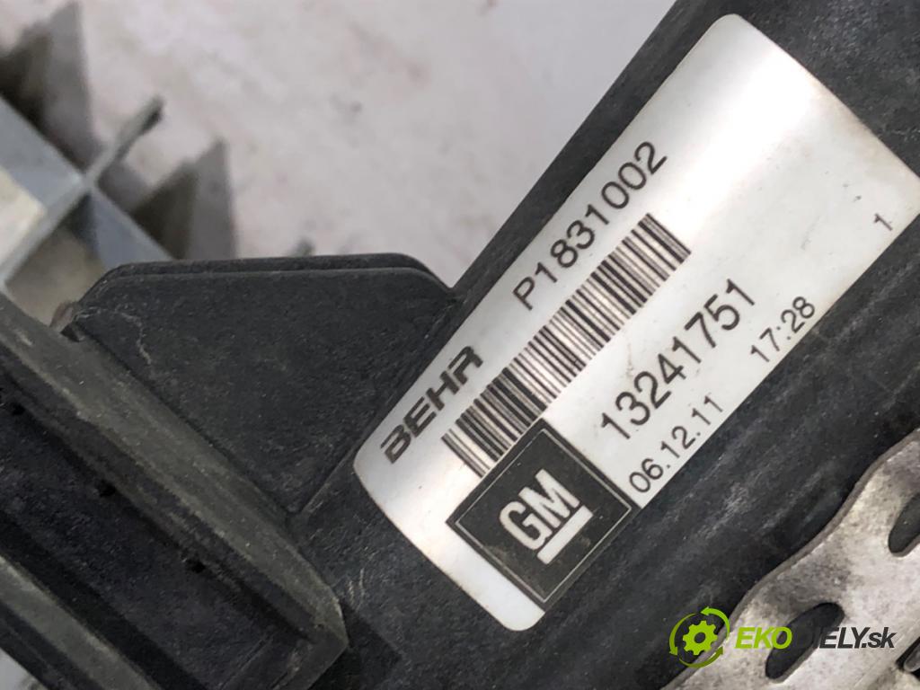 OPEL INSIGNIA A liftback 2011 118 kW 2.0 CDTI (68) 1956 intercooler 13241751 (Intercooler (chladič stlačeného vzduchu))