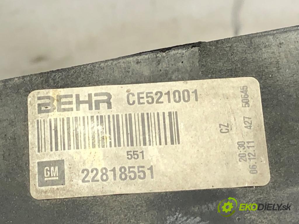 OPEL INSIGNIA A liftback 2011 118 kW 2.0 CDTI (68) 1956 chladič vody 22818551 (Vodní chladič)