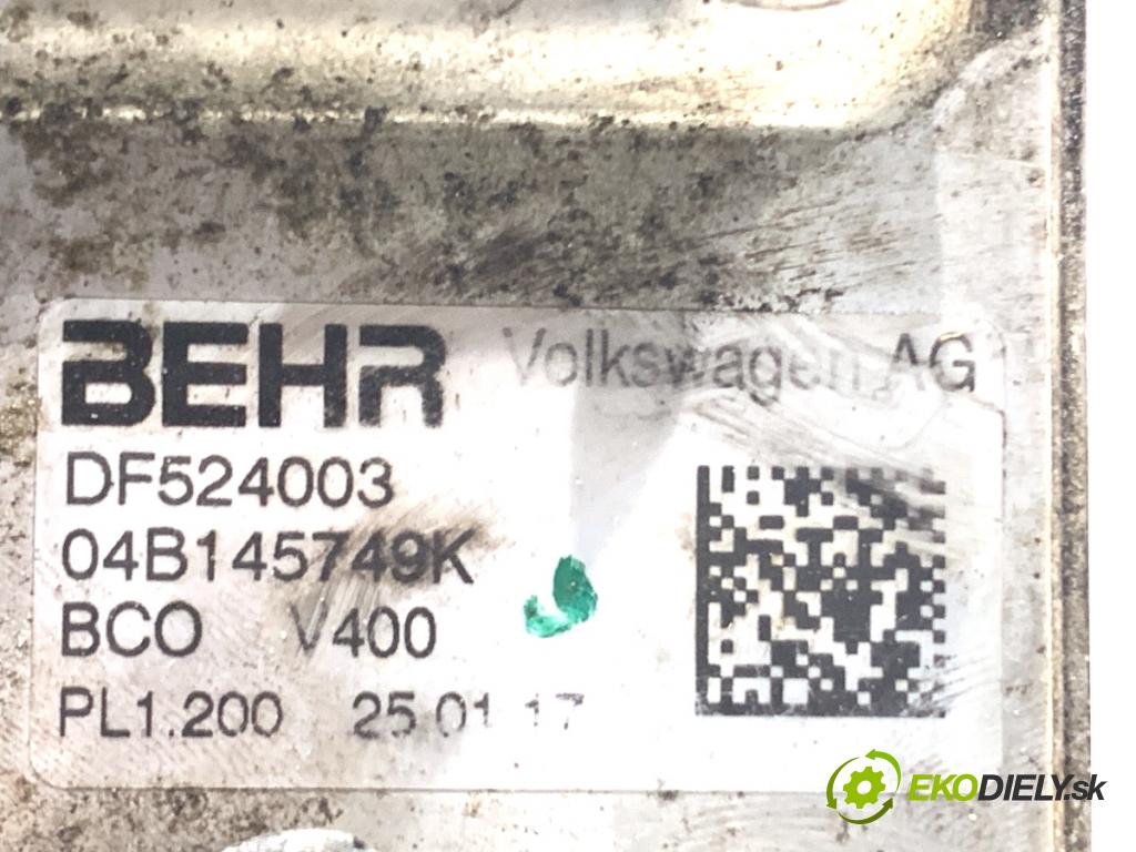 SKODA FABIA III Kombi 2017 77 kW 1.4 TDI 1422 intercooler 04B145749K (Intercooler (chladič nasávaného vzduchu))