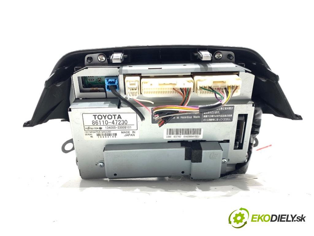 TOYOTA PRIUS II liftback 2008 57 kW 1.5 Hybrid (NHW20_) 1497 Dislpej 86110-47230 (Prístrojová doska)