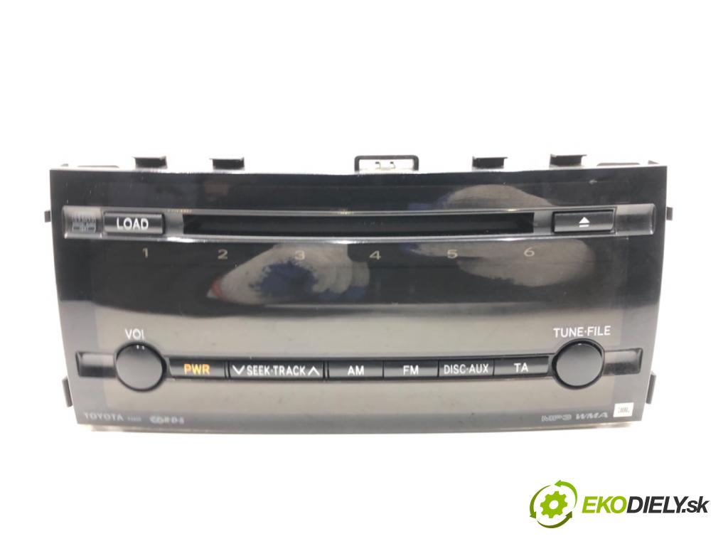 TOYOTA PRIUS II liftback 2008 57 kW 1.5 Hybrid (NHW20_) 1497 RADIO 86120-47240 (Audio zariadenie)