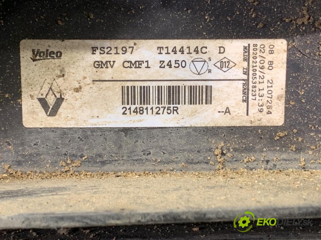 RENAULT KANGOO II nadwozie wielkoprzestrzenne (MPV) 2021 85 kW 1.5 dCi 115 (KW17) 1461 Ventilátor chladiča 214811275R (Ventilátor)