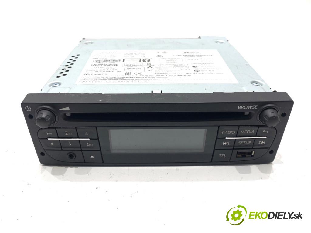 RENAULT KANGOO II nadwozie wielkoprzestrzenne (MPV) 2021 85 kW 1.5 dCi 115 (KW17) 1461 RADIO 281150545R (Audio zariadenie)