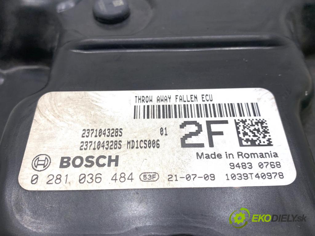 RENAULT KANGOO II nadwozie wielkoprzestrzenne (MPV) 2021 85 kW 1.5 dCi 115 (KW17) 1461 riadiaca jednotka Motor 0281036484 (Riadiaca jednotka)