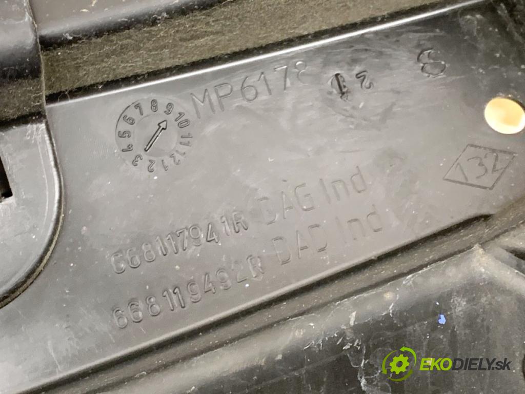 RENAULT KANGOO II nadwozie wielkoprzestrzenne (MPV) 2021 85 kW 1.5 dCi 115 (KW17) 1461 Torpédo, plast pod čelné okno 668117941R (Torpédo (plast pod čelným sklom))