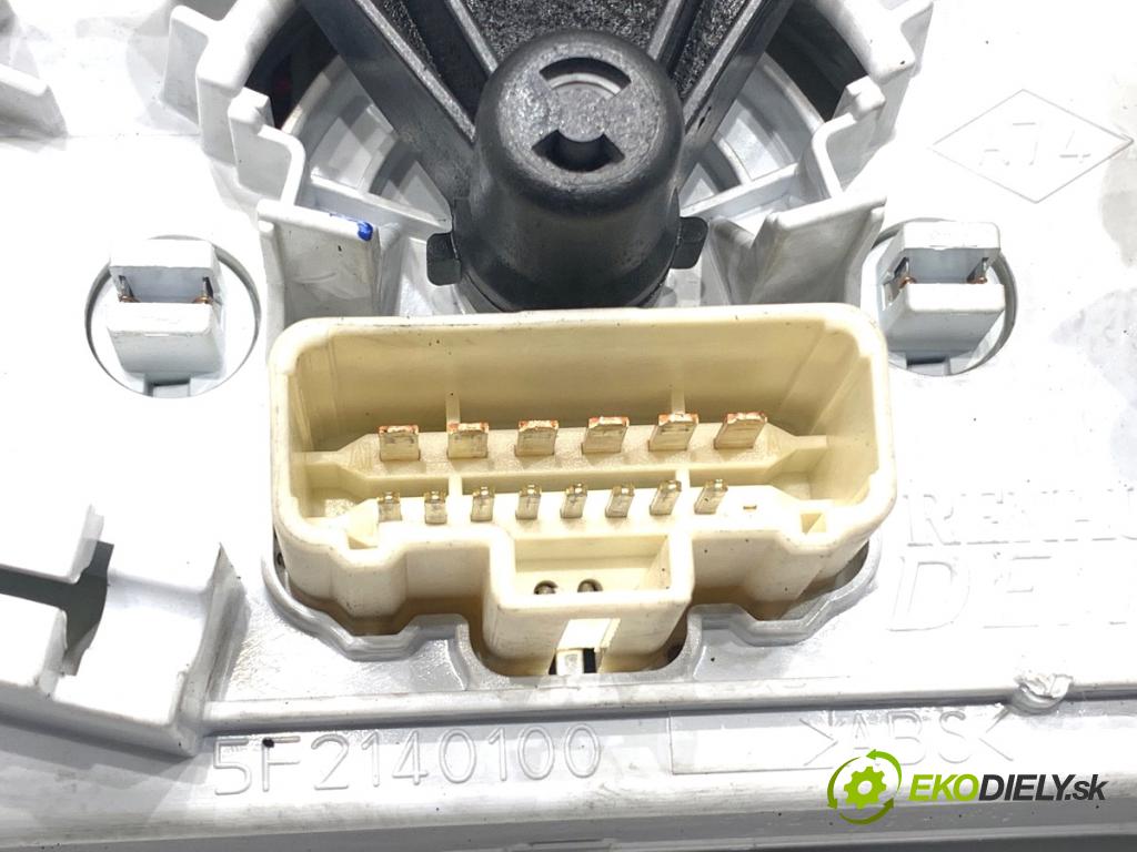 RENAULT KANGOO II nadwozie wielkoprzestrzenne (MPV) 2021 85 kW 1.5 dCi 115 (KW17) 1461 Panel ovládania kúrenia 5F2140100 (Prepínacie páčky pod volantom)