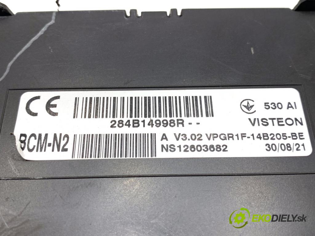 RENAULT KANGOO II nadwozie wielkoprzestrzenne (MPV) 2021 85 kW 1.5 dCi 115 (KW17) 1461 Modul BCM 284B14998R (Riadiaca jednotka ostatné)