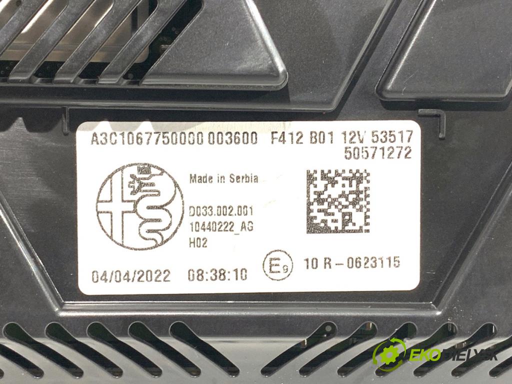 ALFA ROMEO STELVIO SUV 2022 206 kW 2.0 Q4 (949.AXA2A) 1995 Prístrojovka 50571272 (Prístrojová doska)