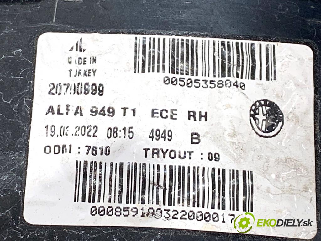 ALFA ROMEO STELVIO SUV 2022 206 kW 2.0 Q4 (949.AXA2A) 1995 Svetlo pravy zad 00505358040