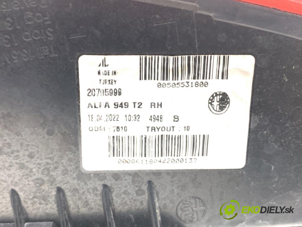 ALFA ROMEO STELVIO SUV 2022 206 kW 2.0 Q4 (949.AXA2A) 1995 Svetlo zad pravá vnútorná 00505531800 (Kľučka dverí ostatné)